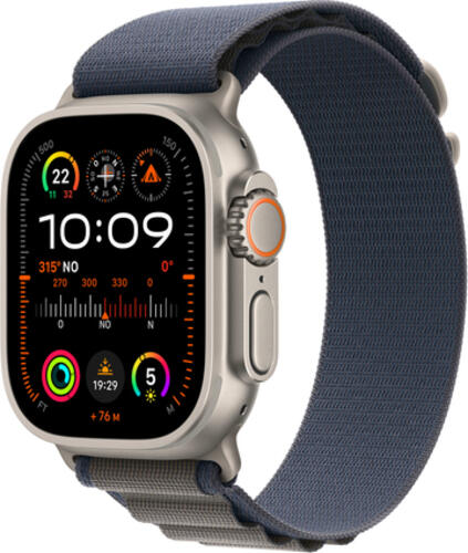 Apple Watch Ultra 2 OLED 49 mm Digital 410 x 502 Pixel Touchscreen 4G Titan WLAN GPS