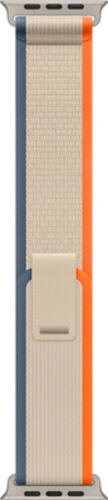 Apple MT5W3ZM/A Intelligentes tragbares Accessoire Band Beige, Orange Nylon, Recyceltes Polyester, Titan, Spandex