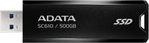 ADATA SC610 500 GB USB Typ-A 3.2 Gen 2 (3.1 Gen 2) Schwarz