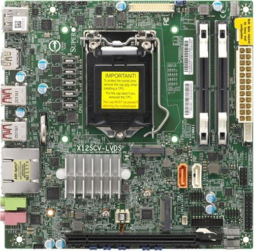 Supermicro MBD-X12SCV-LVDS-O Motherboard Intel W480 Express LGA 1200 (Socket H5) mini ITX