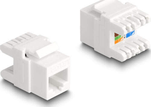 DeLOCK Keystone Modul RJ45 Buchse zu LSA Cat.6A werkzeugfrei mini