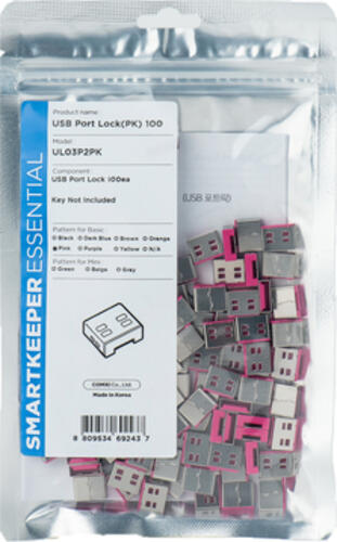 Smartkeeper UL03P2PK Schnittstellenblockierung USB Typ-A Pink 1 Stück(e)