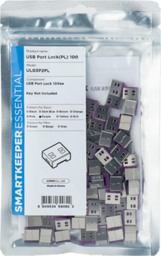 Smartkeeper UL03P2PL Schnittstellenblockierung USB Typ-A Violett 1 Stück(e)