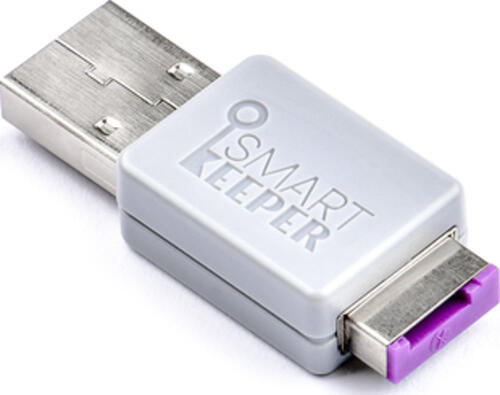 Smartkeeper OM03PL Schnittstellenblockierung MicroSD card, USB Typ-A Violett 1 Stück(e)