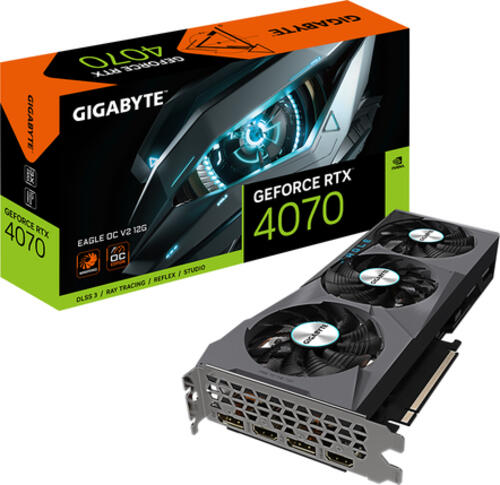 Gigabyte EAGLE GeForce RTX 4070 OC V2 12G NVIDIA 12 GB GDDR6X