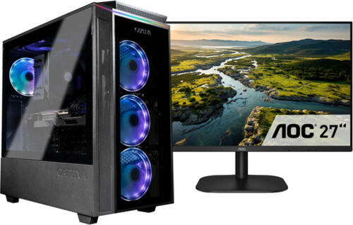 CAPTIVA Highend Gaming R75-518 TFT Bundle AMD Ryzen 9 32 GB DDR4-SDRAM 1 TB SSD NVIDIA GeForce RTX 4070 Ti Windows 11 Home