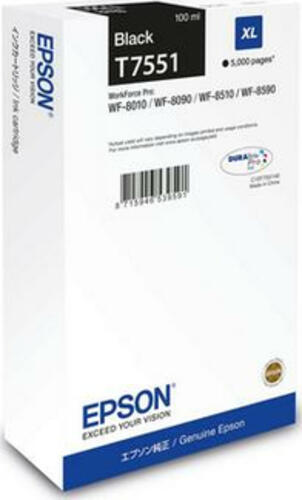 Epson C13T75514N Druckerpatrone 1 Stück(e) Original Hohe (XL-) Ausbeute Schwarz