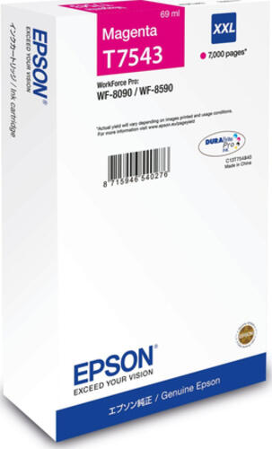 Epson C13T75434N Druckerpatrone 1 Stück(e) Original Extrahohe (Super-) Ausbeute Magenta