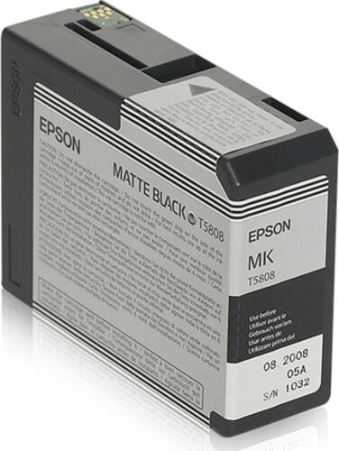 Epson Tintenpatrone matte black T 580  80 ml            T 58080N