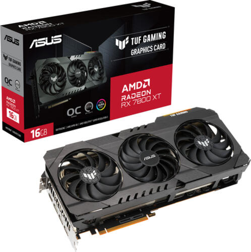 ASUS TUF Gaming Radeon RX 7800 XT OG OC, TUF-RX7800XT-O16G-OG-GAMING, 16GB GDDR6 Grafikkarte, HDMI, 3x DP