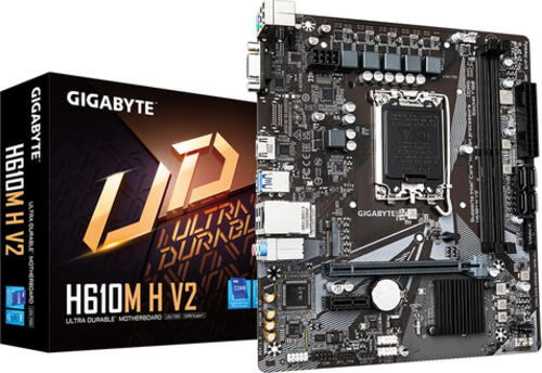 GIGABYTE H610M H V2 Motherboard Intel H610 Express LGA 1700 micro ATX