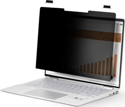 StarTech.com 14 Zoll 16:10 Touch Blickschutzfilter, Blendschutzfilter, Laptop Monitor Sichtschutzfilter mit 51% Blaulichtreduzierung, Flip-Over