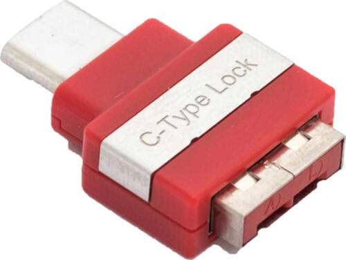 Smartkeeper CSK-CUL10 Schnittstellenblockierung Hafenschleuse USB Typ-C Rot 1 Stück(e)