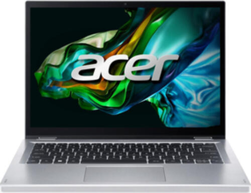 Acer Aspire 3 Spin 14 A3SP14-31PT-38PX Intel Core i3 N-series i3-N305 Hybrid (2-in-1) 35,6 cm (14) Touchscreen WUXGA 4 GB LPDDR5-SDRAM 128 GB SSD Wi-Fi 6 (802.11ax) Windows 11 Home in S mode Silber