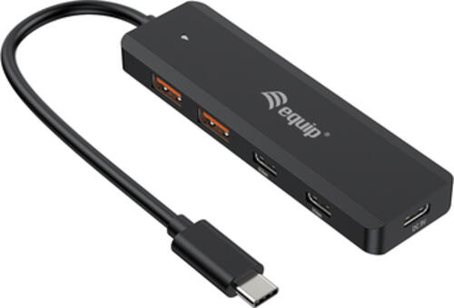 Equip USB-C 4-Port USB 3.2 Gen 2 (10Gbps) Hub, USB-C x 2, USB-A x 2