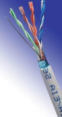 Intellinet Verlegekabel Cat5e, F/UTP, 305 m Spenderbox, AWG 26, Litzendraht, Vollkupfer, grau