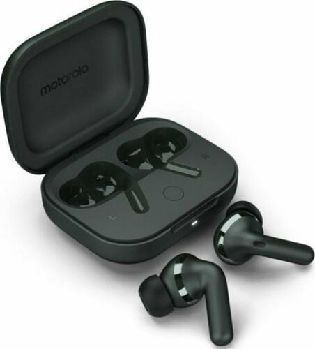 Motorola Moto Buds+ Kopfhörer Kabellos im Ohr Anrufe/Musik/Sport/Alltag Bluetooth Grau