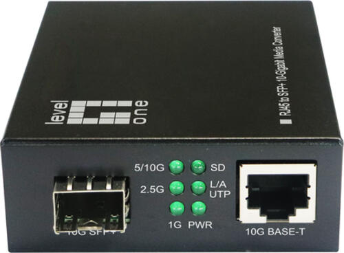 LevelOne 10-Gigabit RJ45 zu SFP+ Mediakonverter