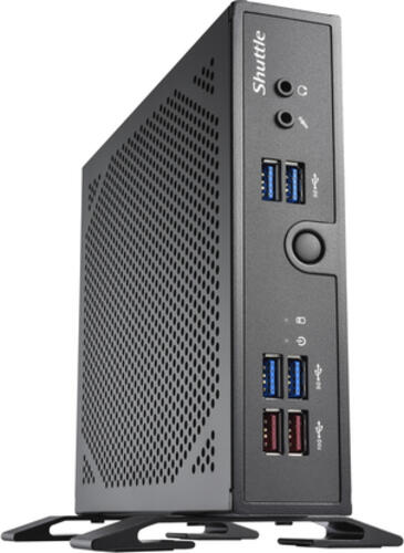 Shuttle XPC slim Barebone DS50U7, i7-1355U, 2x LAN (1x 2.5Gbit ,1x 1Gbit), 1xCOM,1xHDMI,1xDP, 1x VGA, lüfterlos, 24/7 Dauerbetrieb