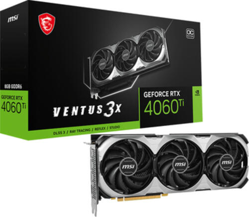 RTX 4060 Ti 8GB MSI Ventus 3X E OC VGA DDR6 3Fan