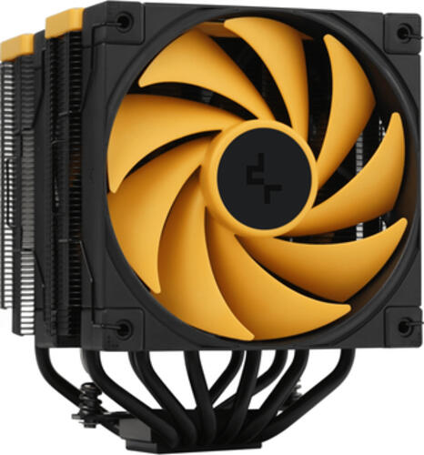 DeepCool AK620 Zero Dark Zoria Prozessor Luftkühlung 12 cm Schwarz, Gelb 1 Stück(e)