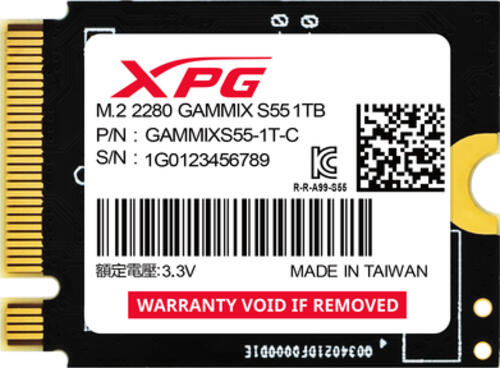 SSD     1TB  ADATA   PCI-E  NVMe XPG Gammix S55 retail