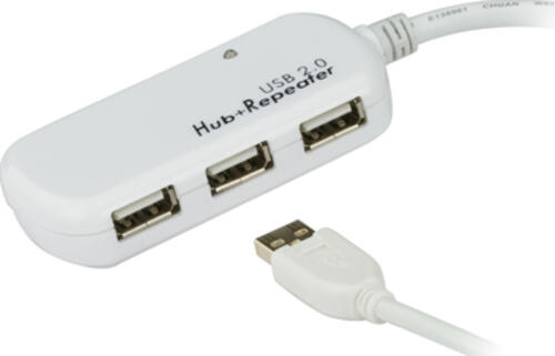 ATEN 12 m 4-Port USB 2.0 Verlängerungskabel (Daisy-Chaining bis zu 60 m)