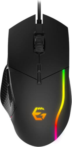 EgoGear SM10-PC-W-RGB Maus Gaming rechts 12000 DPI