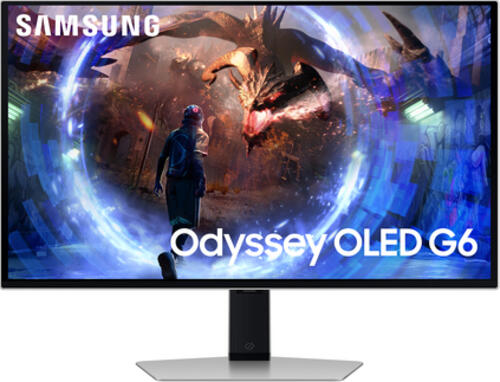 Samsung Odyssey G60SD Computerbildschirm 68,6 cm (27) 2560 x 1440 Pixel Quad HD OLED Silber
