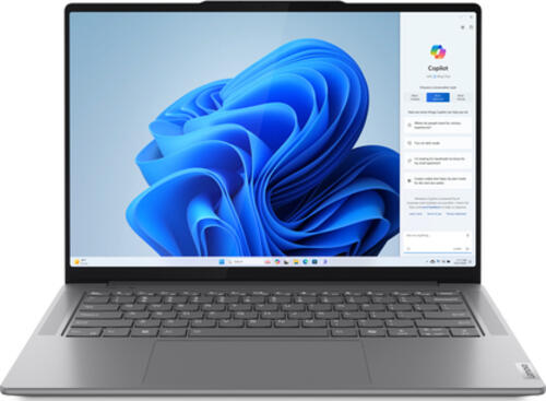 Lenovo Yoga Pro 7 14AHP9 AMD Ryzen 7 8845HS Laptop 36,8 cm (14.5) WQXGA 16 GB LPDDR5x-SDRAM 512 GB SSD Wi-Fi 6E (802.11ax) Windows 11 Home Grau