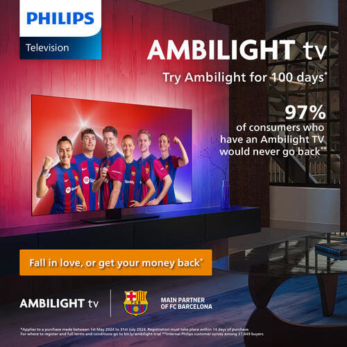 Philips 65PML9009/12 Fernseher 165,1 cm (65) 4K Ultra HD Smart-TV WLAN Schwarz 1000 cd/m