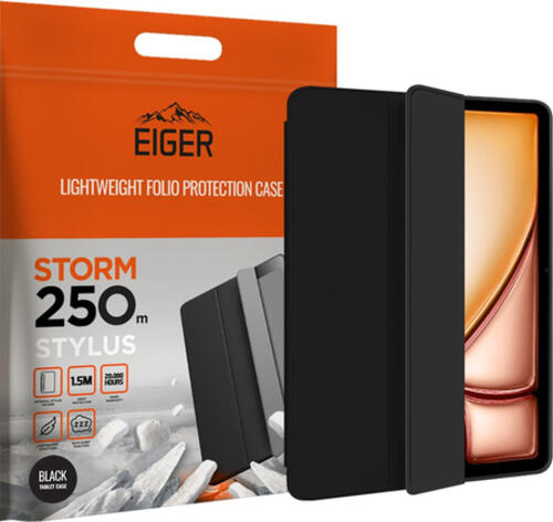 Eiger Eiger Folio Case für Apple iPad Air (2020/22)/Air 11 (2024), schwarz