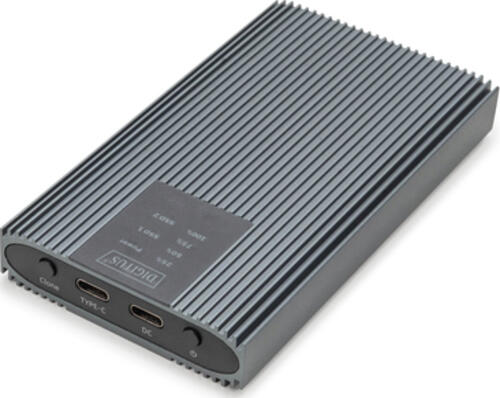 Digitus USB M.2 NVMe Klonstation, SSD, NVMe, 20Gbits, USB 3.2 Gen2, Aluminium, werkzeugfrei