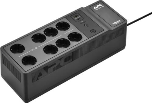 APC Back-UPS BE1050G2-GR - USV 8x Steckdose, 1050VA, 2 USB-Ladegeräte, 1 USB-Datenanschluss