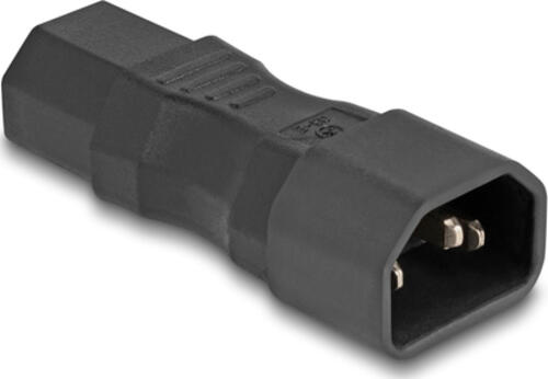 DeLOCK Netzadapter IEC 60320 - C14 auf C13, Stecker / Buchse, 10 A, gerade