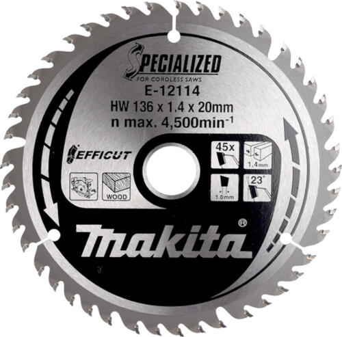 Makita E-12114 Kreissägeblatt 1 Stück(e)