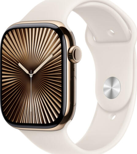 Apple Watch Series 10 OLED 46 mm Digital 416 x 496 Pixel Touchscreen 4G Gold WLAN GPS