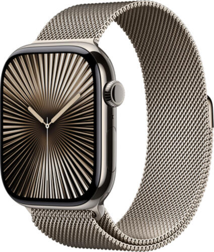 Apple Watch Series 10 OLED 46 mm Digital 416 x 496 Pixel Touchscreen 4G Titan WLAN GPS