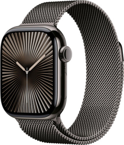 Apple Watch Series 10 OLED 42 mm Digital 374 x 446 Pixel Touchscreen 4G Grau WLAN GPS