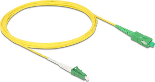 DELOCK Kabel LWL LC-APC zu SC-APC Simplex Singlemode OS2 2m