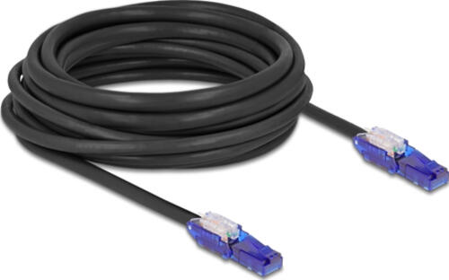 DeLOCK 80930 Netzwerkkabel Schwarz, Violett 7,5 m Cat6 U/UTP (UTP)