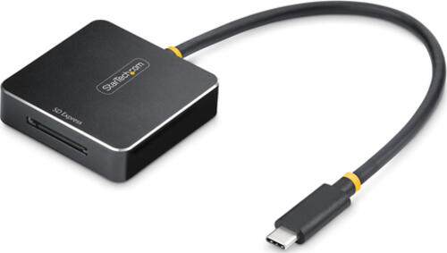 StarTech.com SD Express USB-C Kartenleser, Mobiler 10Gbps USB C Speicherkartenleser, Secure Digital 7.1 Externer Kartenlesegerät, SDHC/SDXC Kompatibel, Funktioniert mit Jedem Betriebssystem