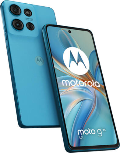 Motorola moto G75 5G 17,2 cm (6.78) Hybride Dual-SIM Android 14 USB Typ-C 8 GB 256 GB 5000 mAh Blau