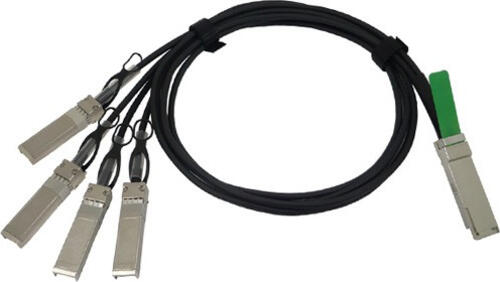 Cisco QSFP - 4xSFP10G, 5m InfiniBand/Glasfaserkabel QSFP+ 4 x SFP+ Schwarz