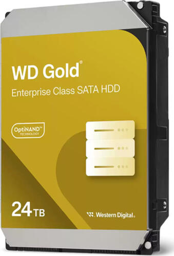 Western Digital Gold WD242KRYZ Interne Festplatte 24 TB 7200 RPM 512 MB 3.5 Serial ATA III