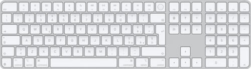 APPLE Magic Keyboard with Touch ID and Numeric Keypad for Mac models with Apple silicon - Italian - White Keys