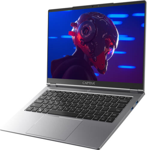 CAPTIVA Power Starter PL4 70AU 24T1 AMD Ryzen 7 8845HS Laptop 35,6 cm (14) WQXGA 16 GB DDR5-SDRAM 500 GB SSD Wi-Fi 6 (802.11ax) Windows 11 Pro Silber