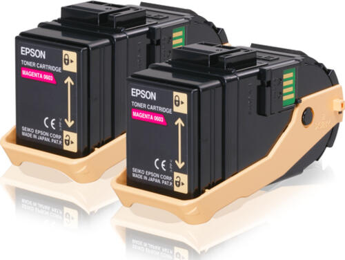 Epson Tonerkassetten-Doppelpack Magenta 7.5k x 2