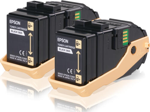 Epson Tonerkassetten-Doppelpack Black 6.5k x 2