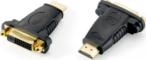 Equip 118909 Kabeladapter DVI (24+1) HDMI A Schwarz
